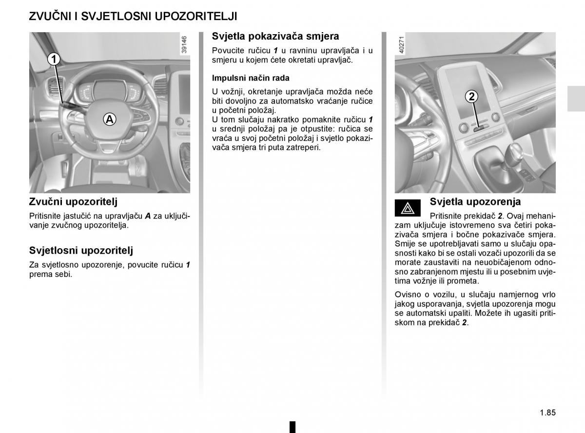 Renault Espace V 5 vlasnicko uputstvo / page 91