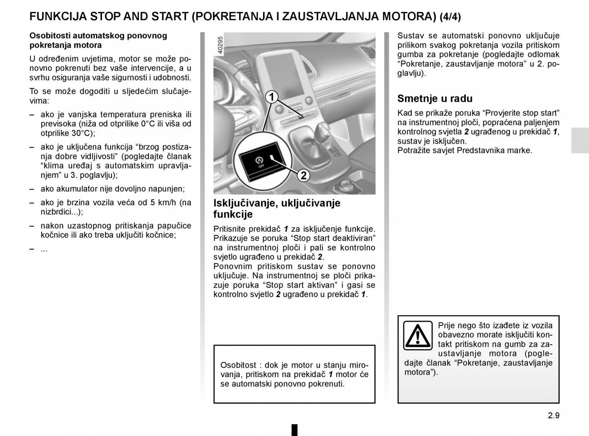 Renault Espace V 5 vlasnicko uputstvo / page 117