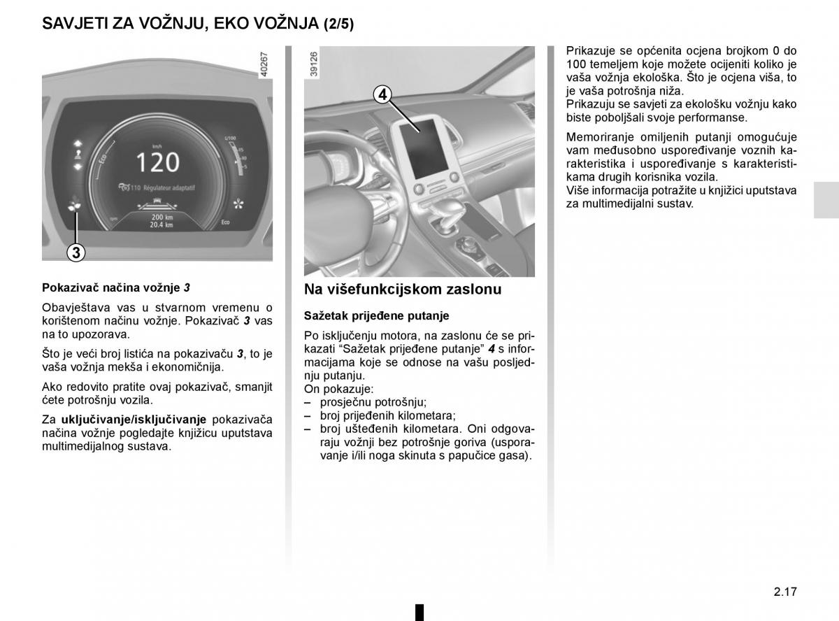 Renault Espace V 5 vlasnicko uputstvo / page 125