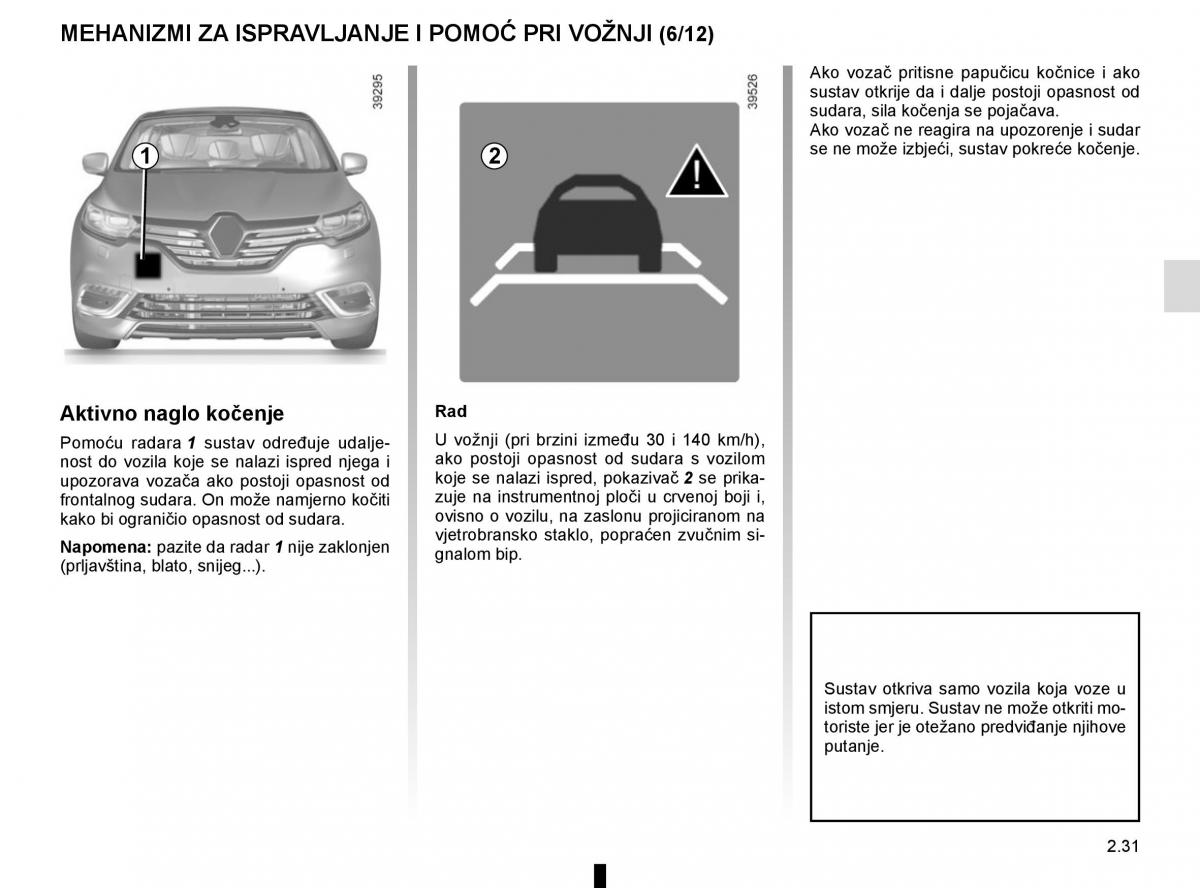 Renault Espace V 5 vlasnicko uputstvo / page 139