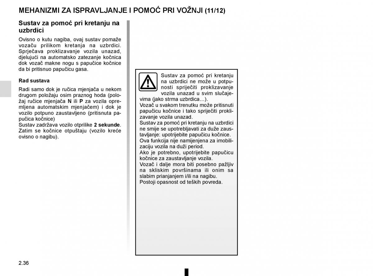 Renault Espace V 5 vlasnicko uputstvo / page 144