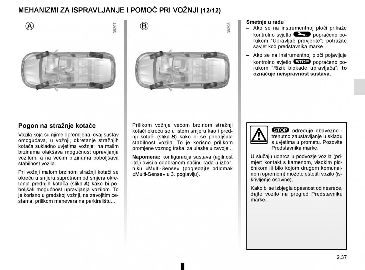 Renault Espace V 5 vlasnicko uputstvo / page 145