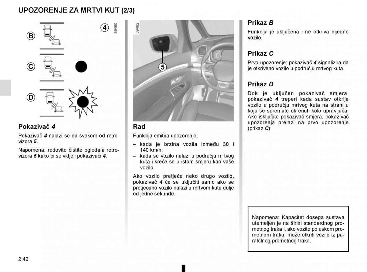 Renault Espace V 5 vlasnicko uputstvo / page 150