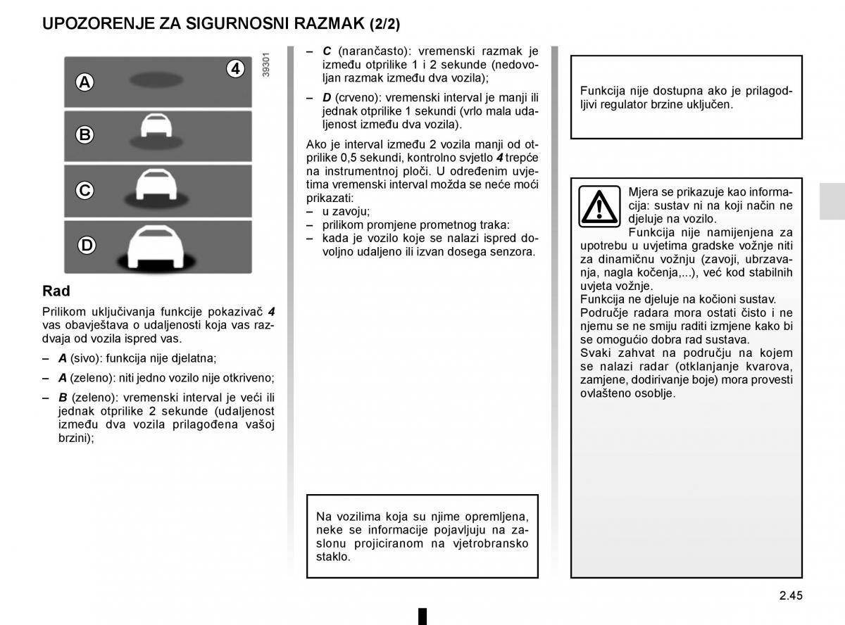 Renault Espace V 5 vlasnicko uputstvo / page 153