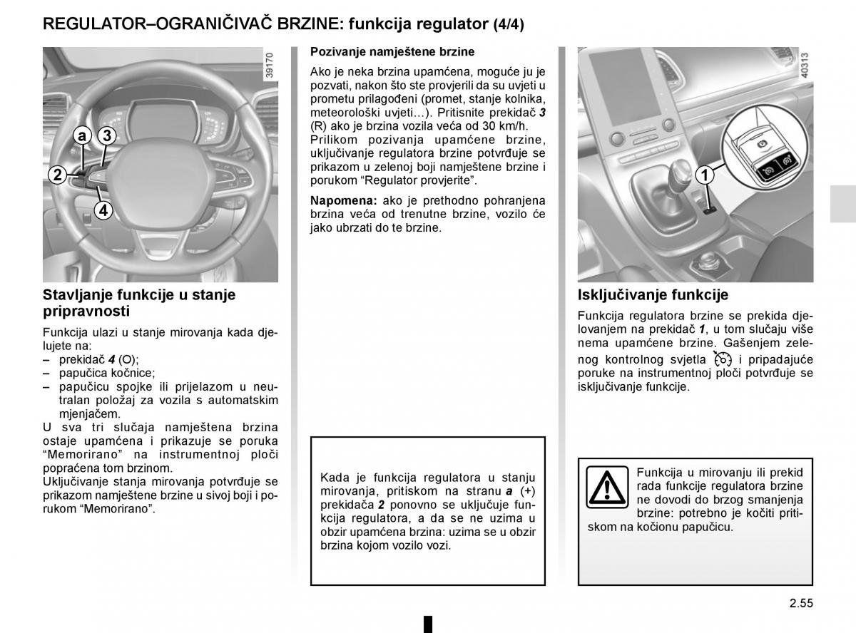 Renault Espace V 5 vlasnicko uputstvo / page 163