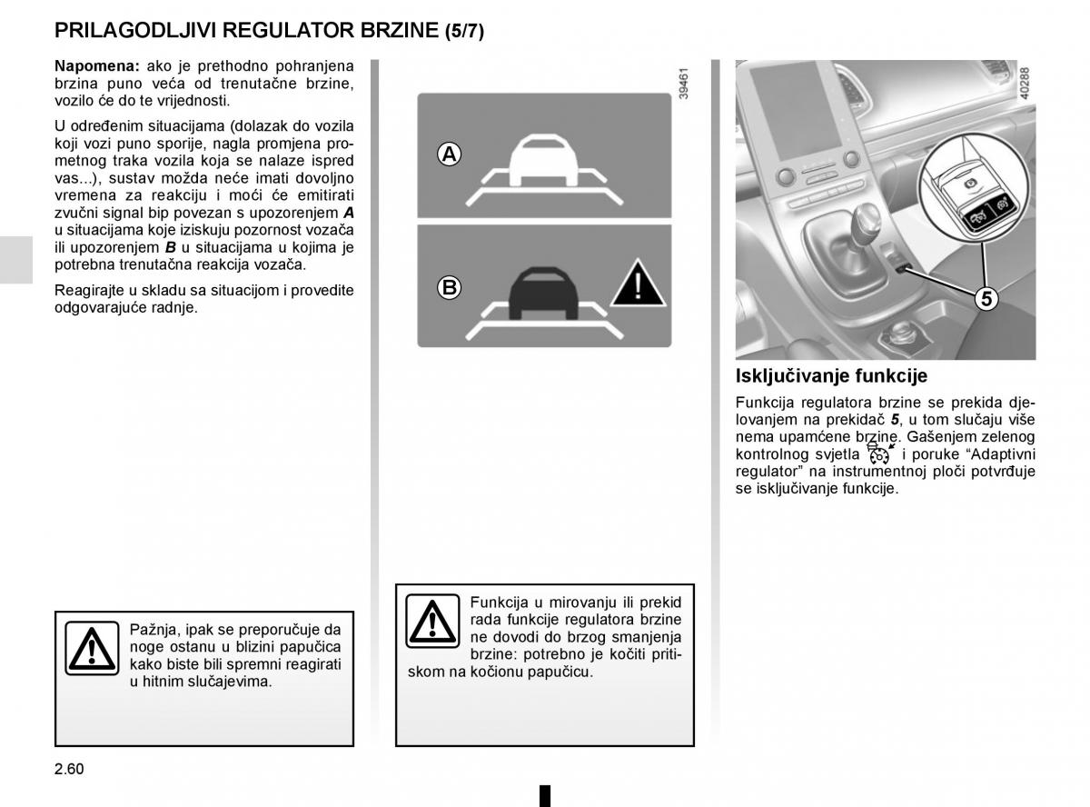 Renault Espace V 5 vlasnicko uputstvo / page 168