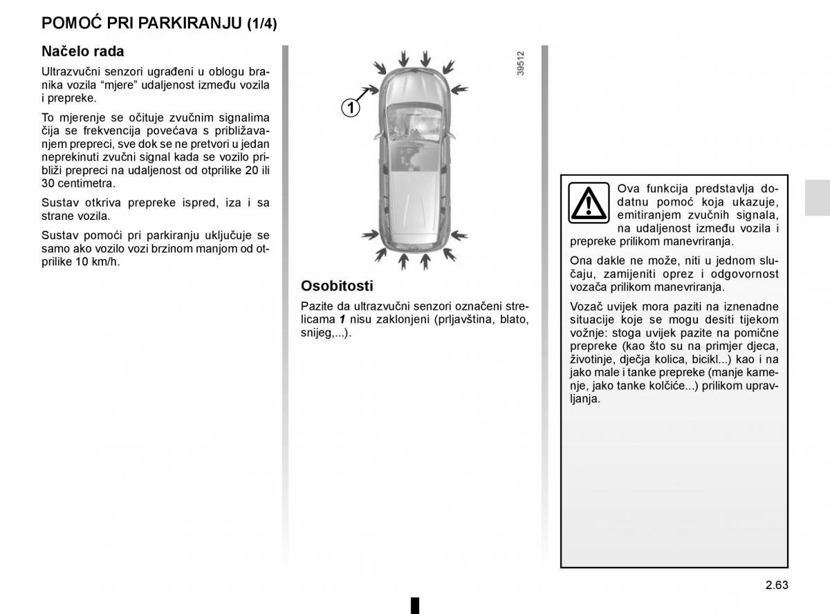 Renault Espace V 5 vlasnicko uputstvo / page 171