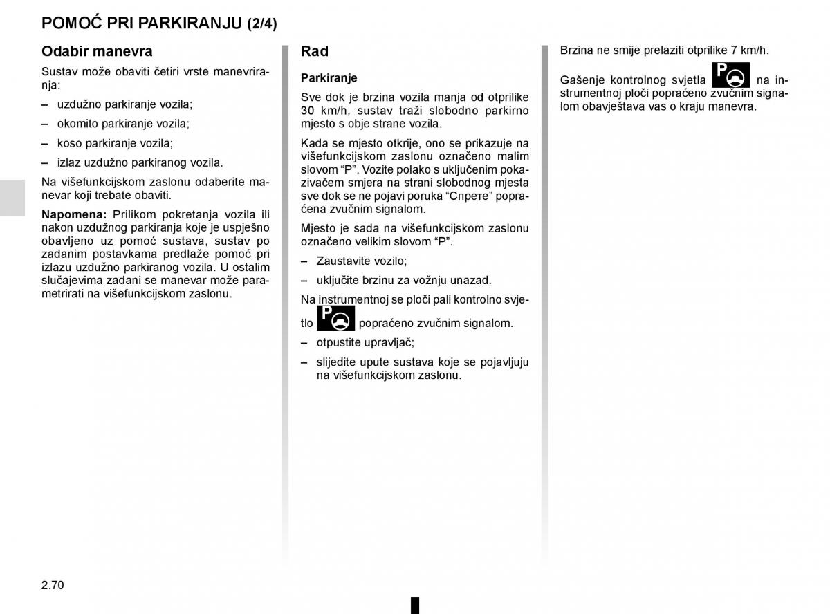 Renault Espace V 5 vlasnicko uputstvo / page 178