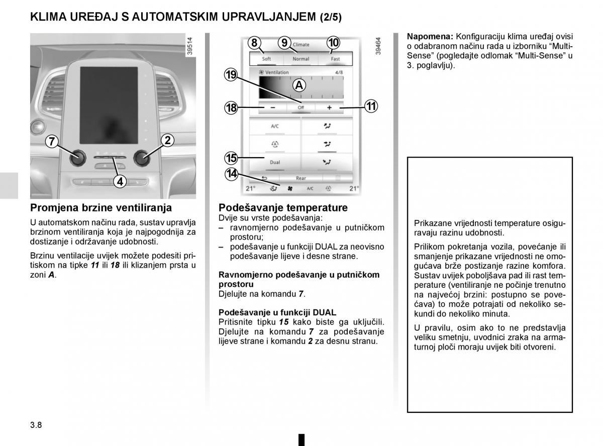 Renault Espace V 5 vlasnicko uputstvo / page 196