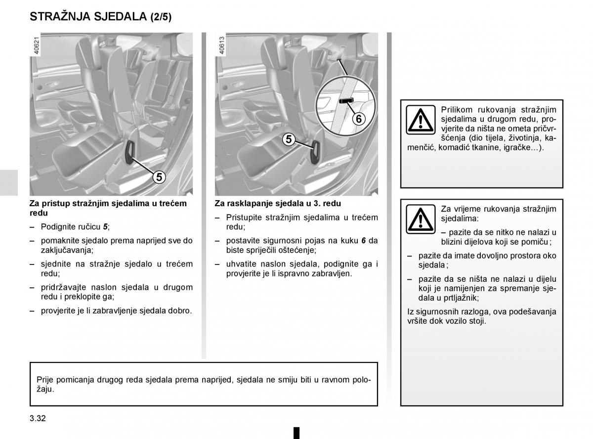 Renault Espace V 5 vlasnicko uputstvo / page 220