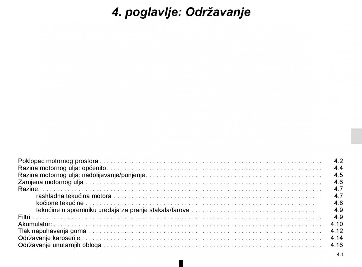 Renault Espace V 5 vlasnicko uputstvo / page 239