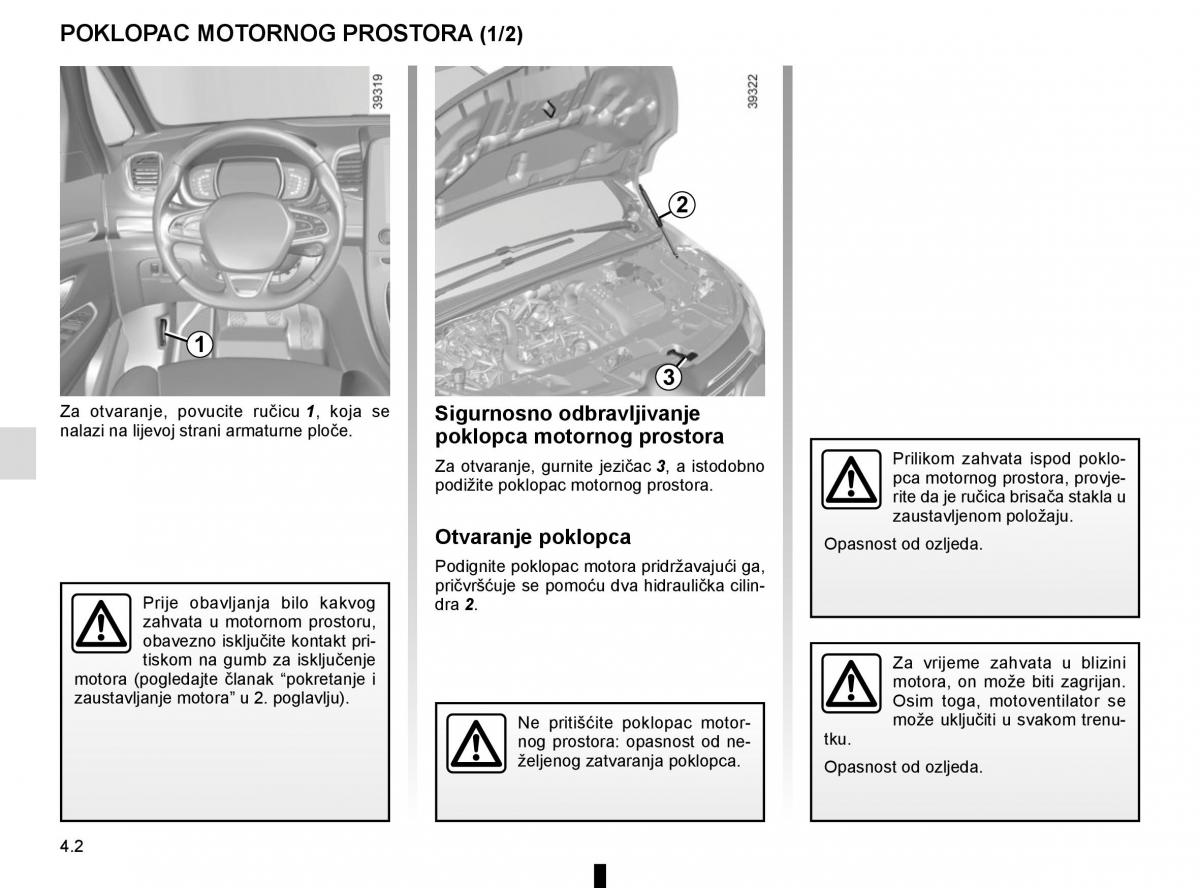 Renault Espace V 5 vlasnicko uputstvo / page 240