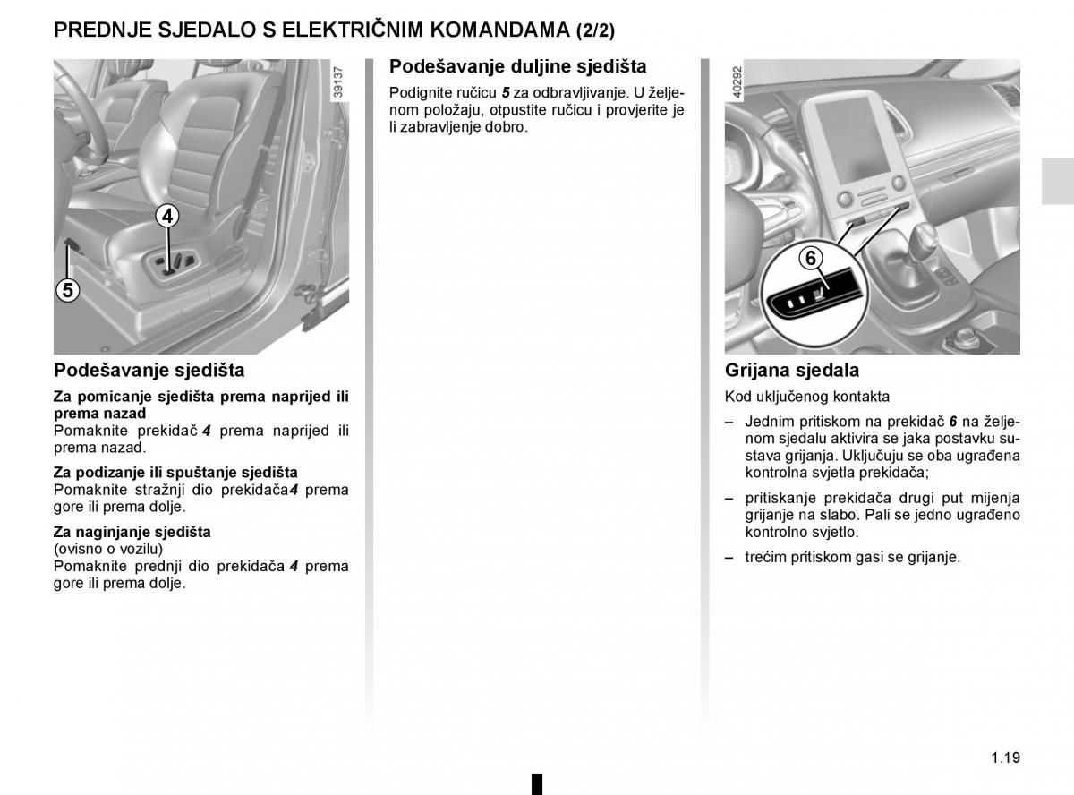 Renault Espace V 5 vlasnicko uputstvo / page 25