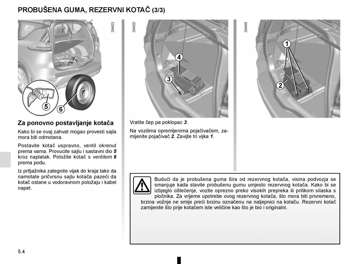 Renault Espace V 5 vlasnicko uputstvo / page 260