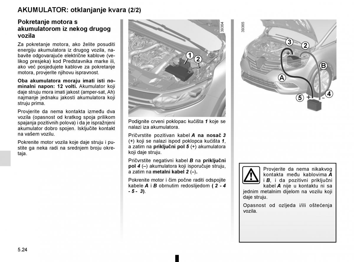 Renault Espace V 5 vlasnicko uputstvo / page 280