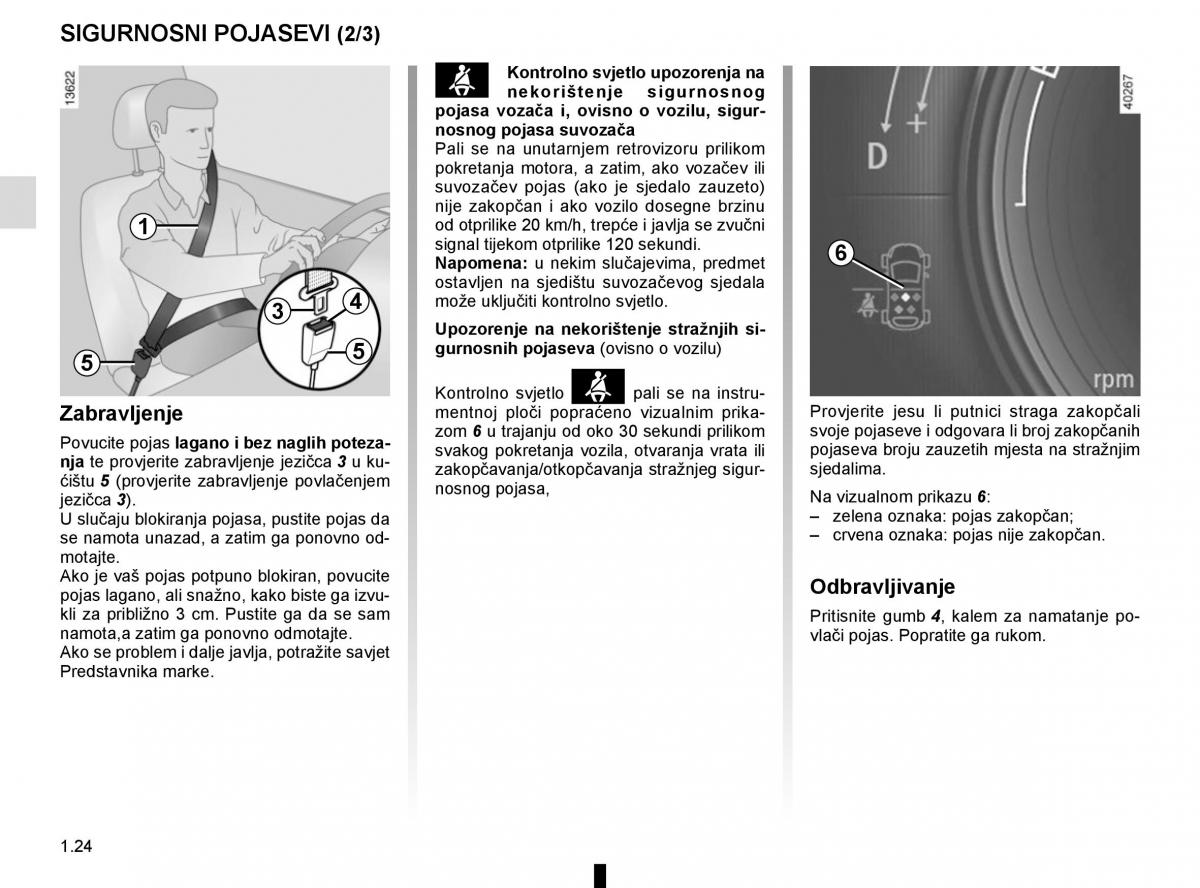 Renault Espace V 5 vlasnicko uputstvo / page 30