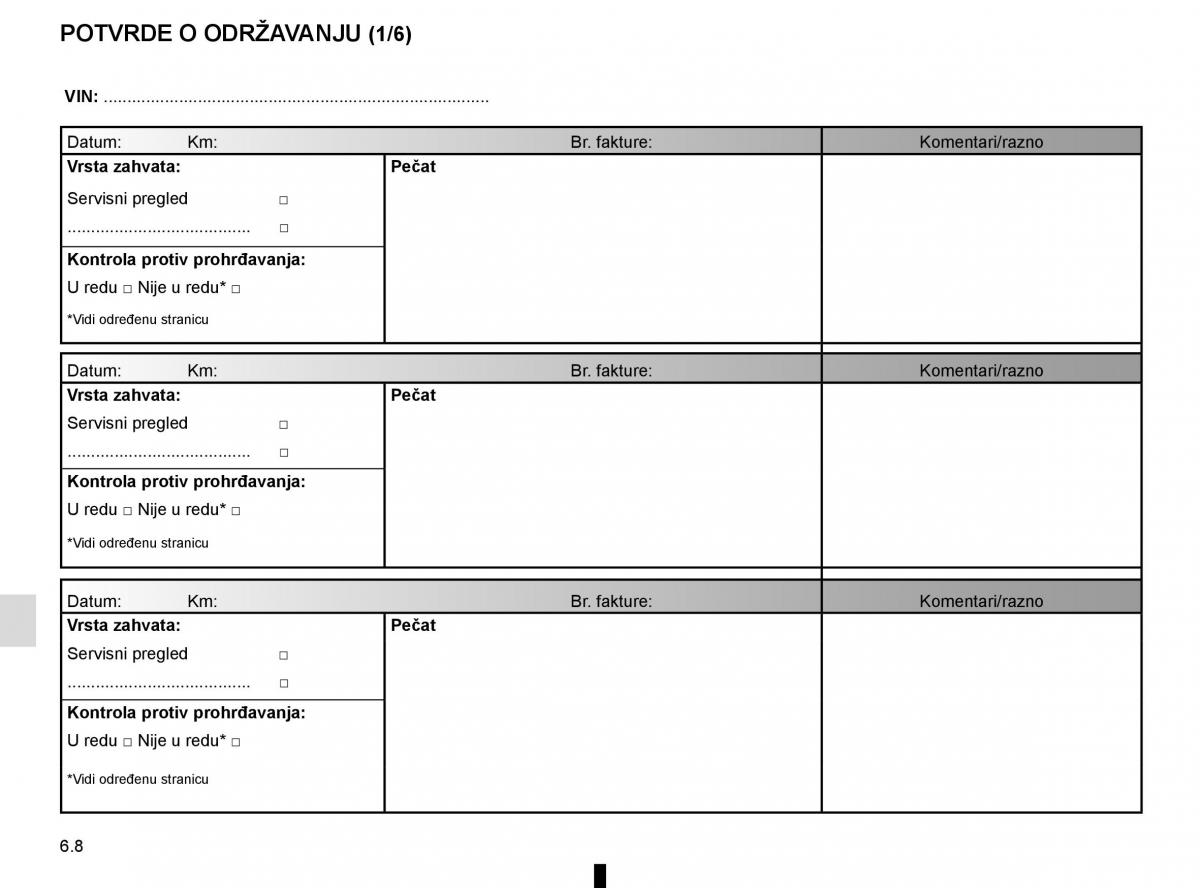 Renault Espace V 5 vlasnicko uputstvo / page 300