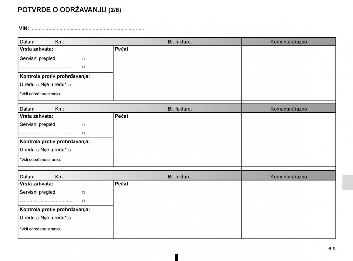 Renault Espace V 5 vlasnicko uputstvo / page 301