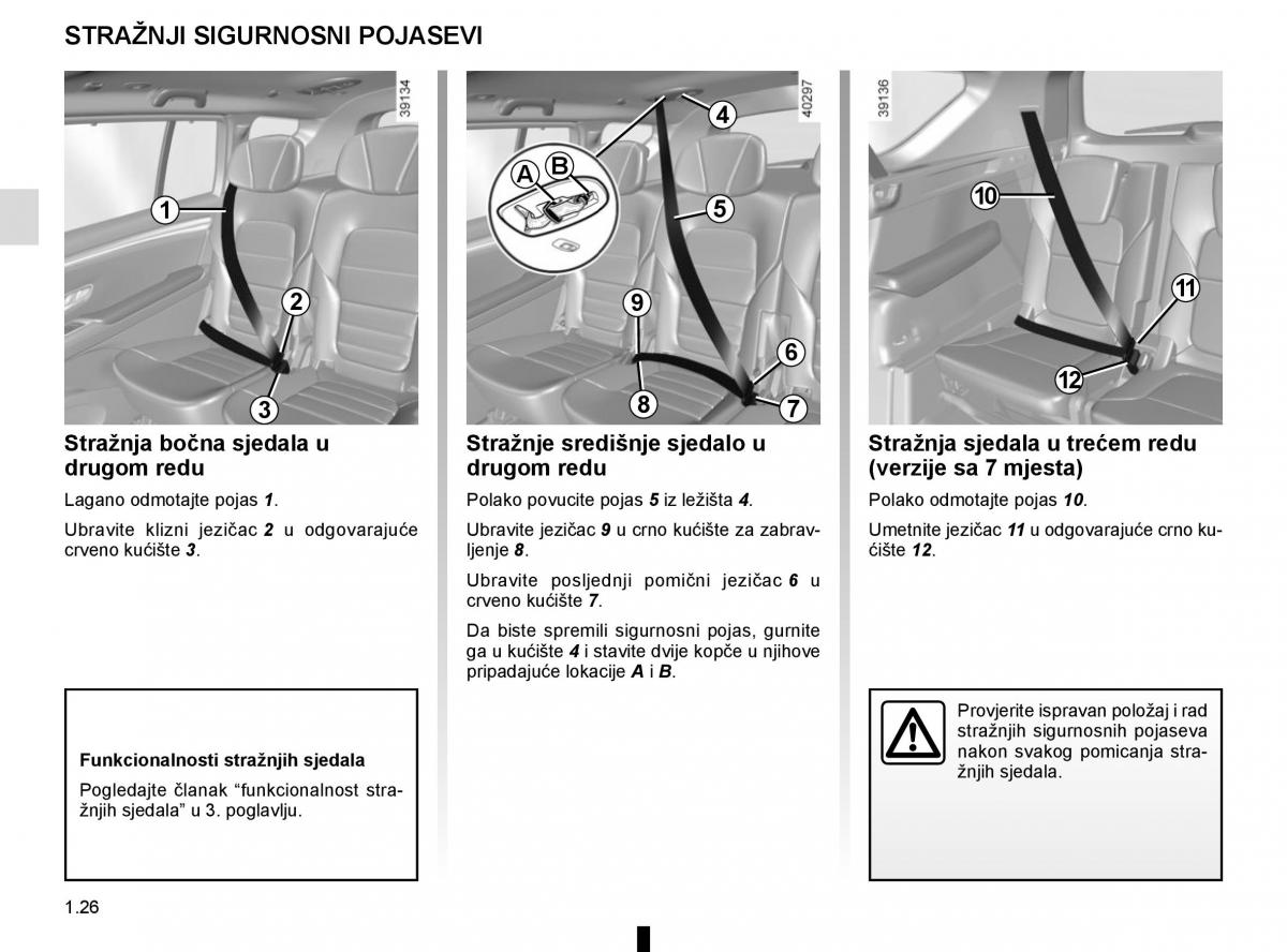 Renault Espace V 5 vlasnicko uputstvo / page 32