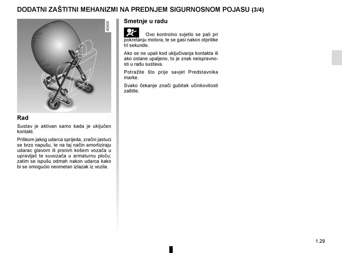 Renault Espace V 5 vlasnicko uputstvo / page 35