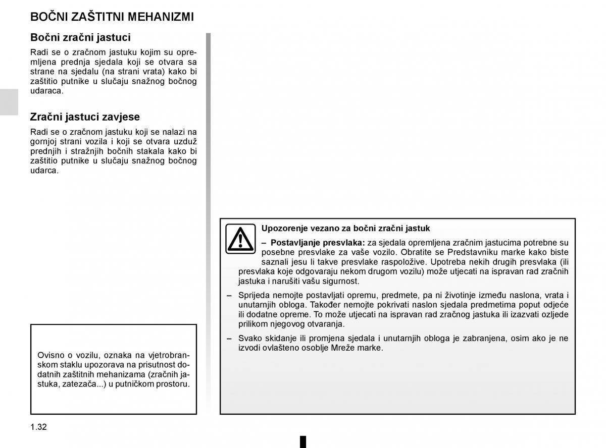 Renault Espace V 5 vlasnicko uputstvo / page 38