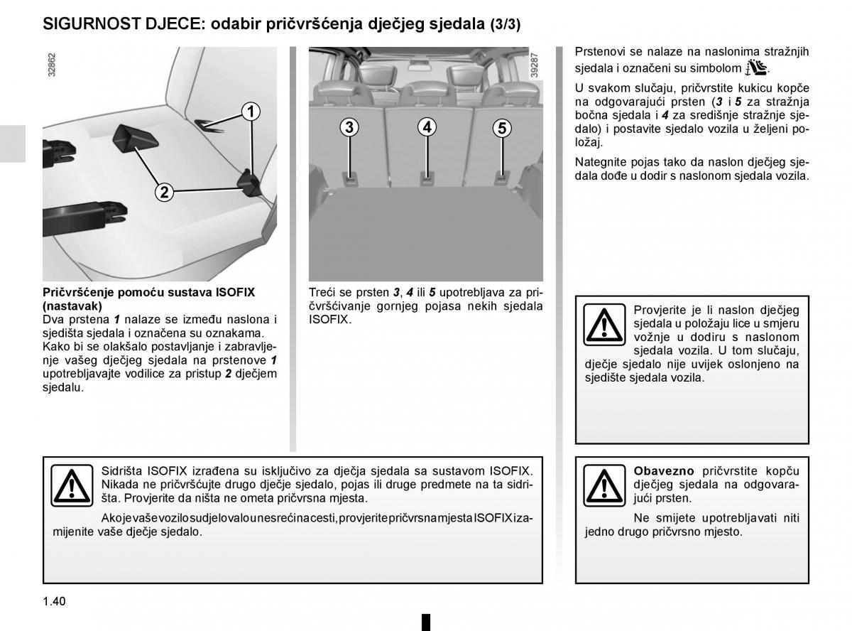 Renault Espace V 5 vlasnicko uputstvo / page 46