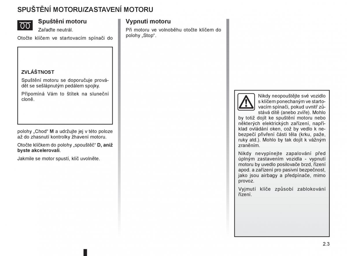 Renault Master II 2 navod k obsludze / page 69