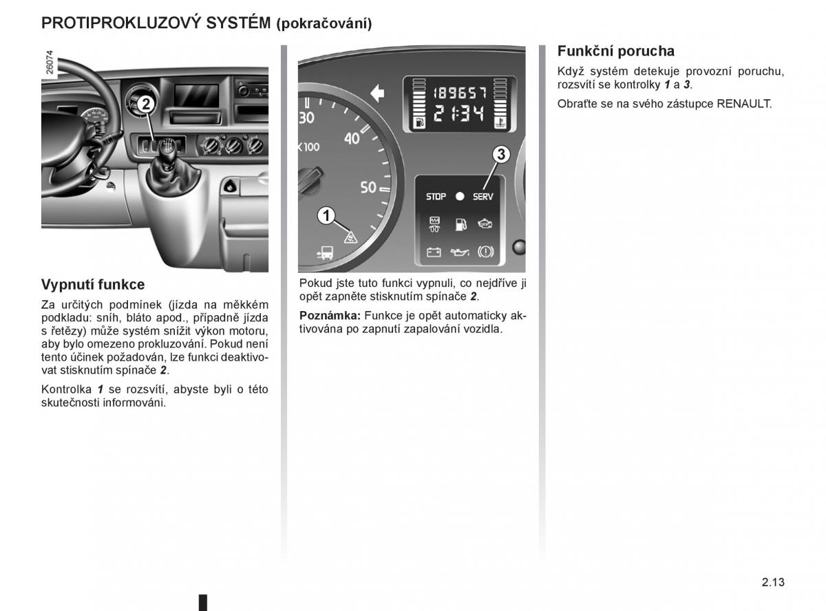 Renault Master II 2 navod k obsludze / page 79