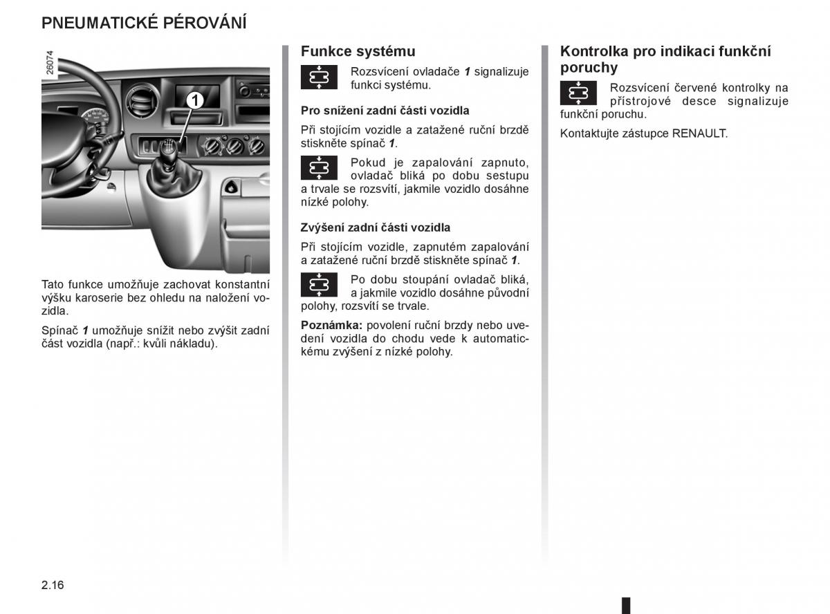 Renault Master II 2 navod k obsludze / page 82