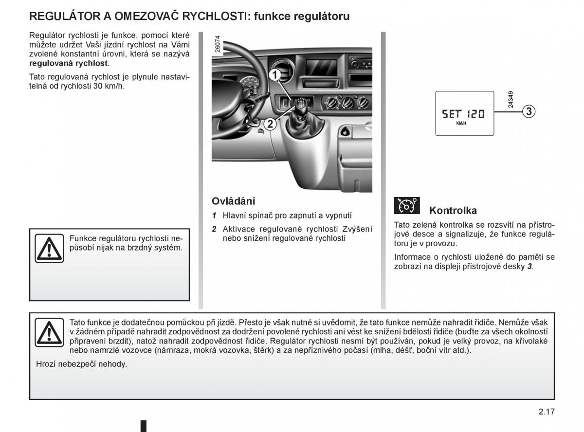 Renault Master II 2 navod k obsludze / page 83