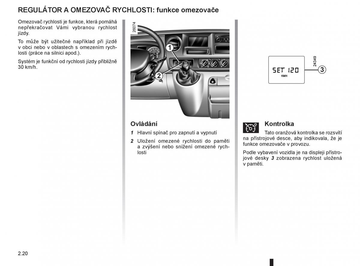 Renault Master II 2 navod k obsludze / page 86