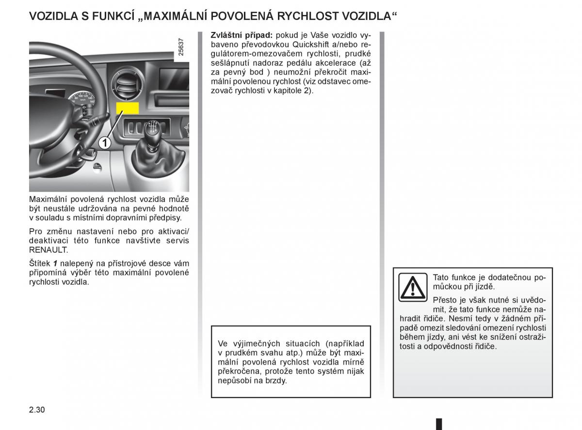 Renault Master II 2 navod k obsludze / page 96