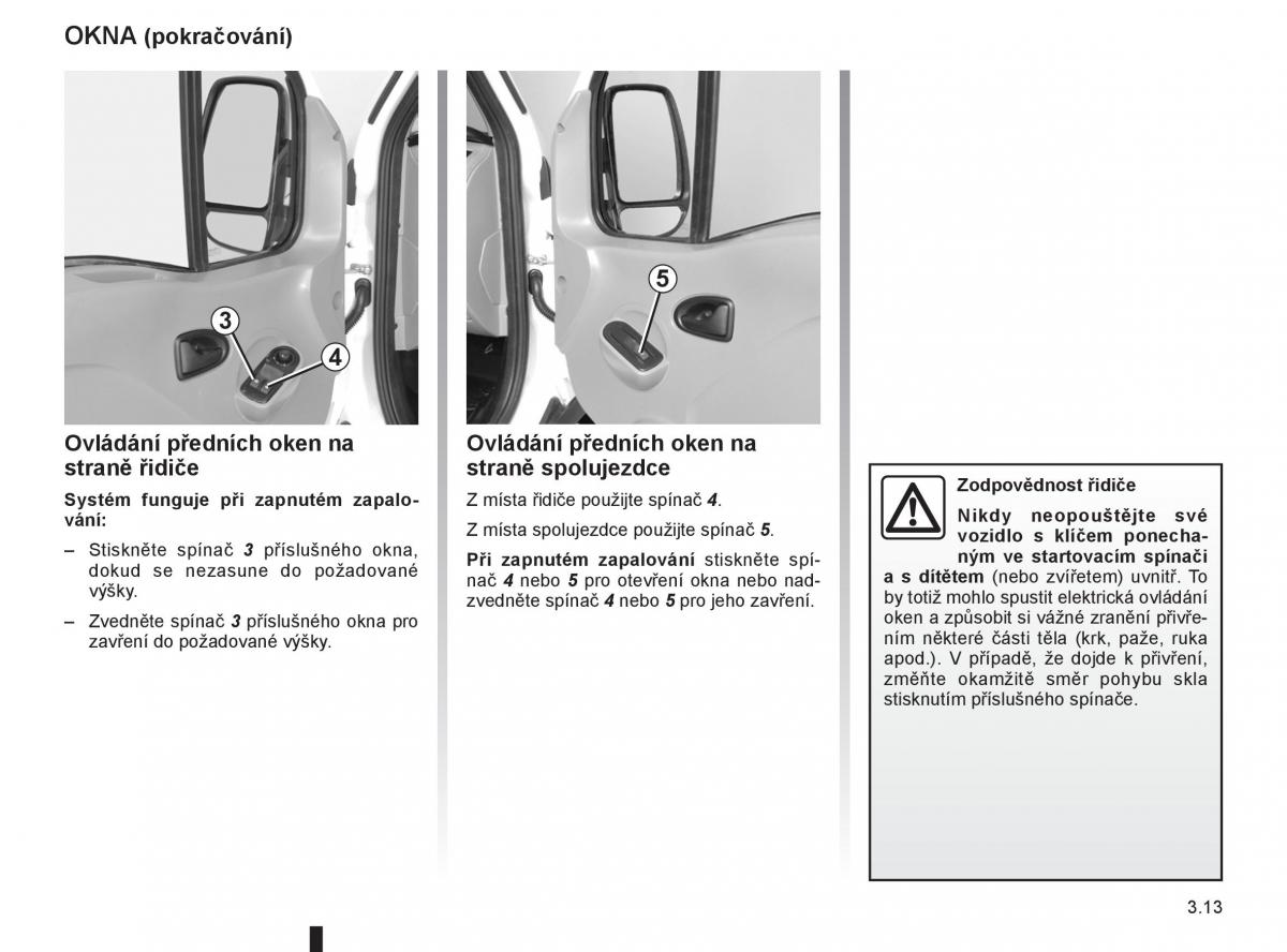 Renault Master II 2 navod k obsludze / page 109