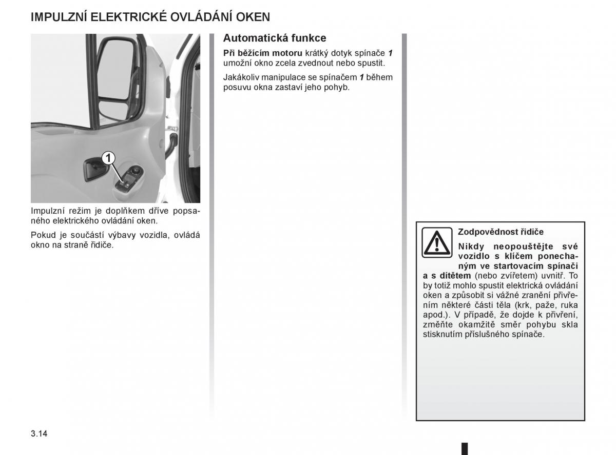 Renault Master II 2 navod k obsludze / page 110