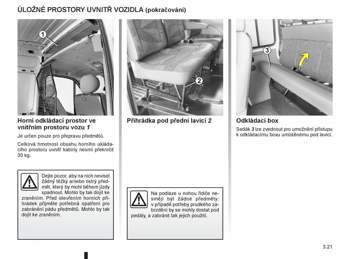 Renault Master II 2 navod k obsludze / page 117