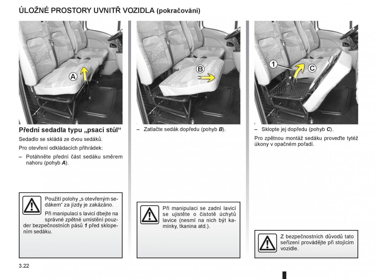 Renault Master II 2 navod k obsludze / page 118