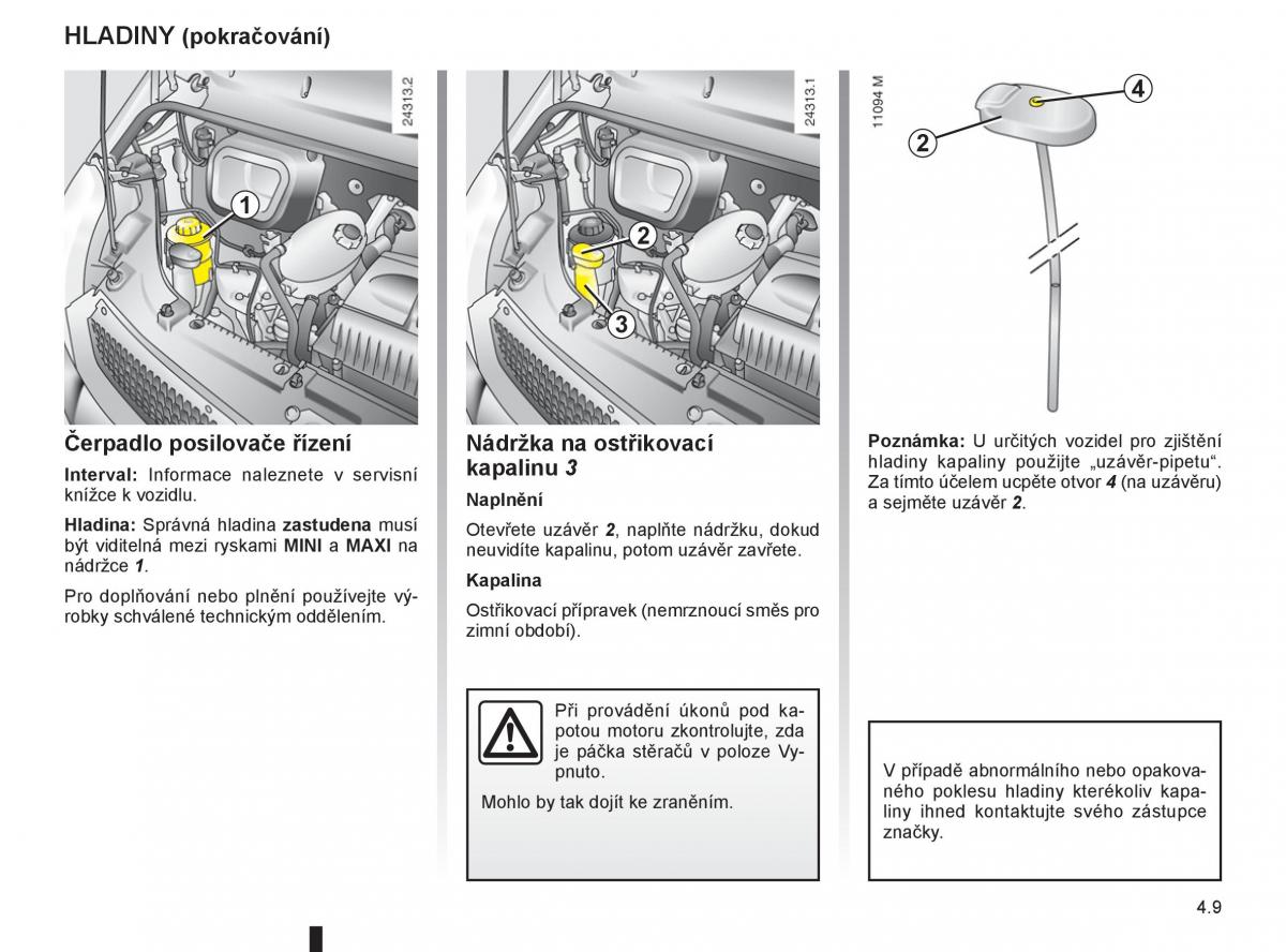 Renault Master II 2 navod k obsludze / page 133