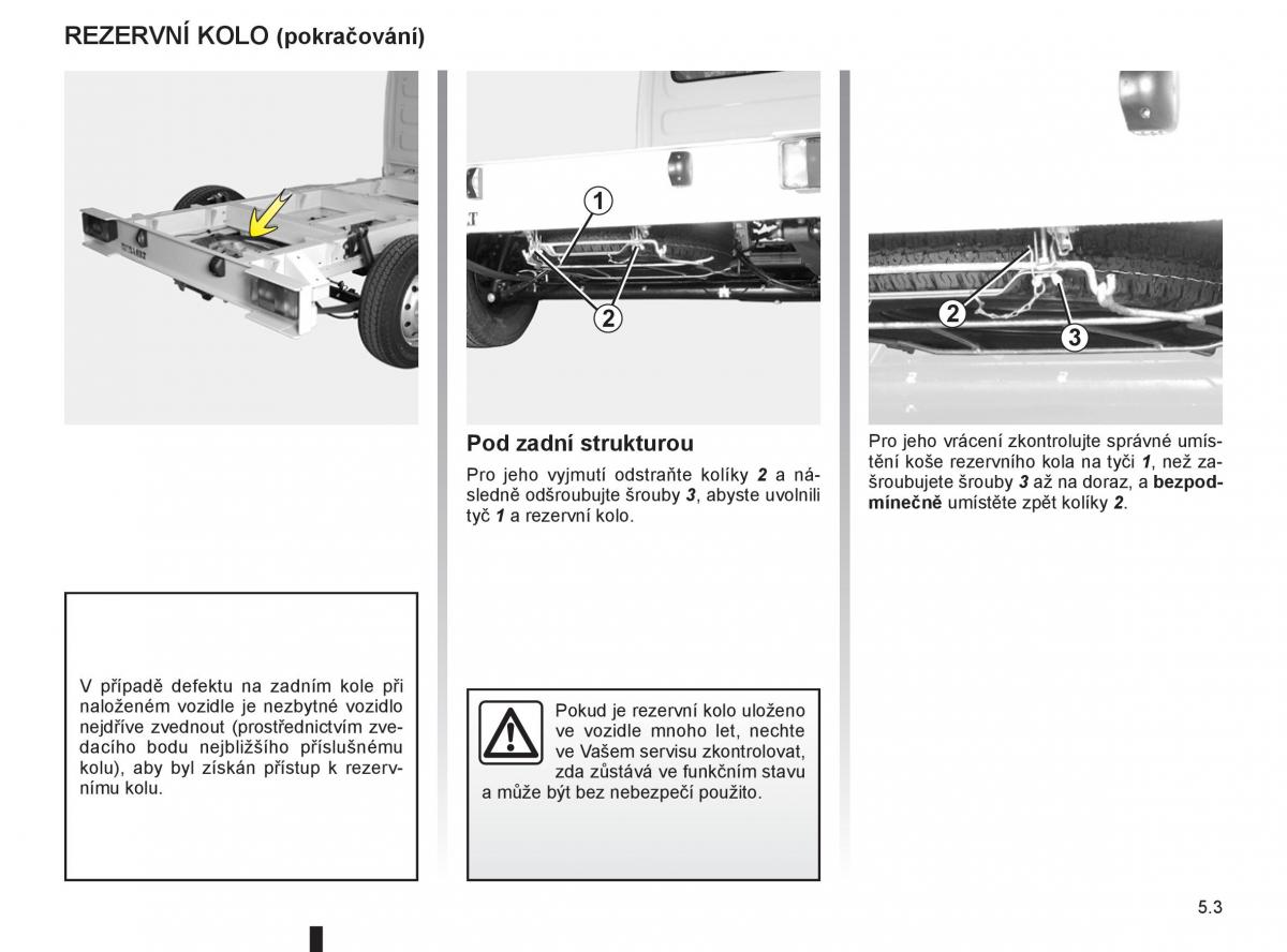 Renault Master II 2 navod k obsludze / page 141