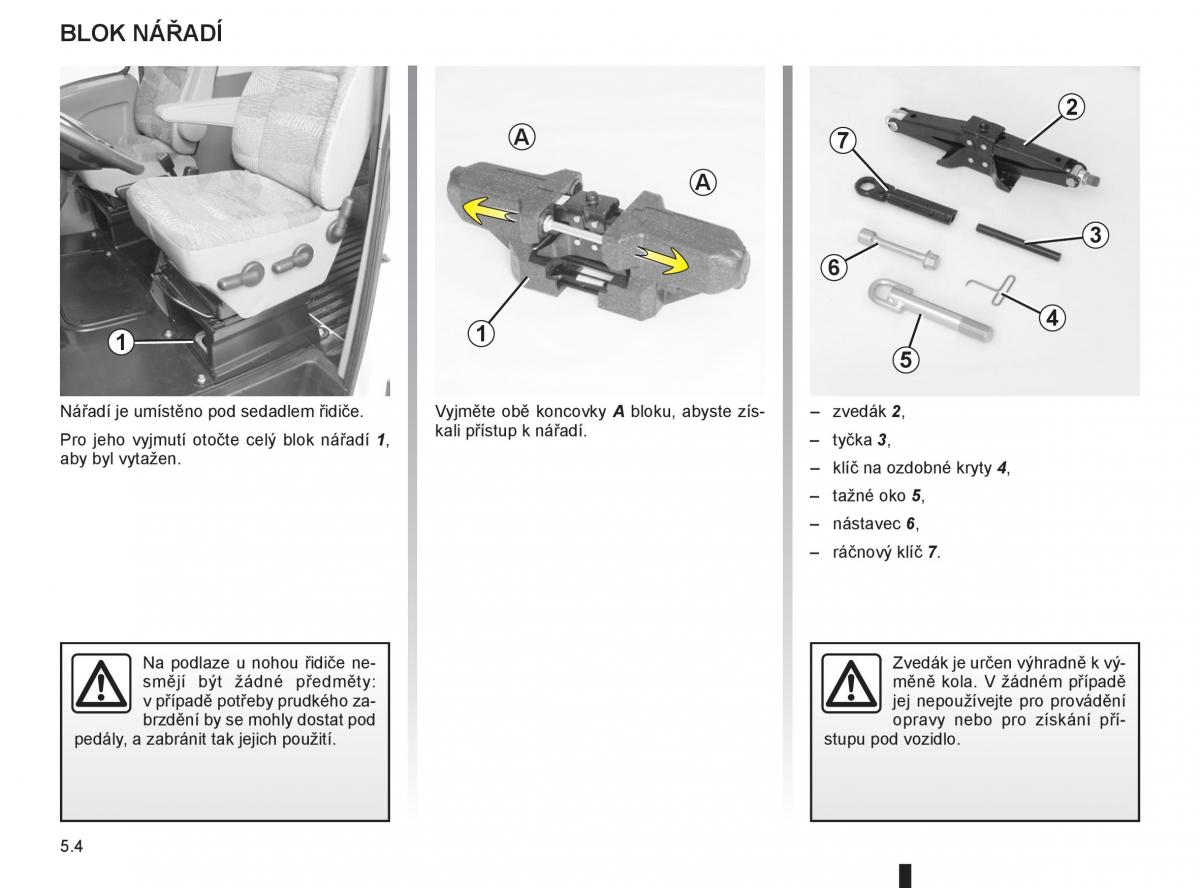 Renault Master II 2 navod k obsludze / page 142