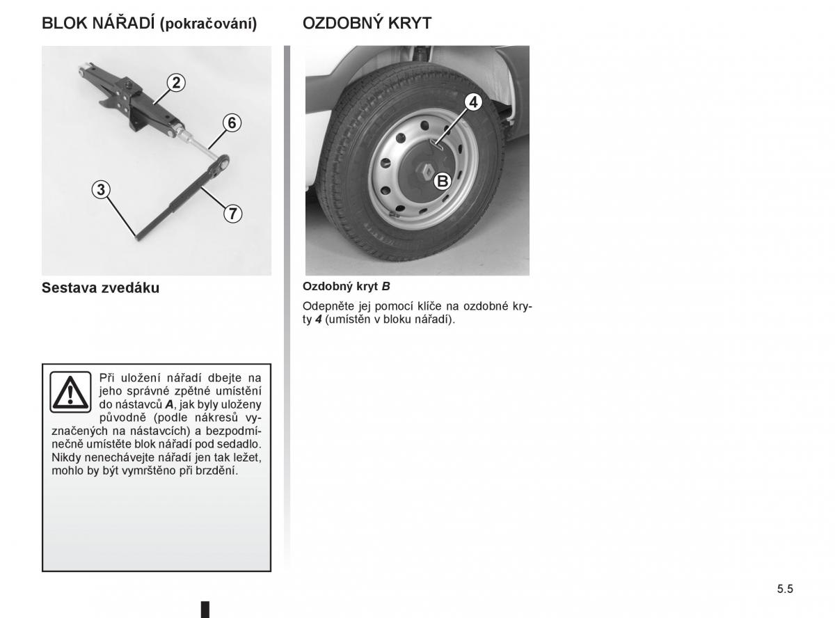 Renault Master II 2 navod k obsludze / page 143