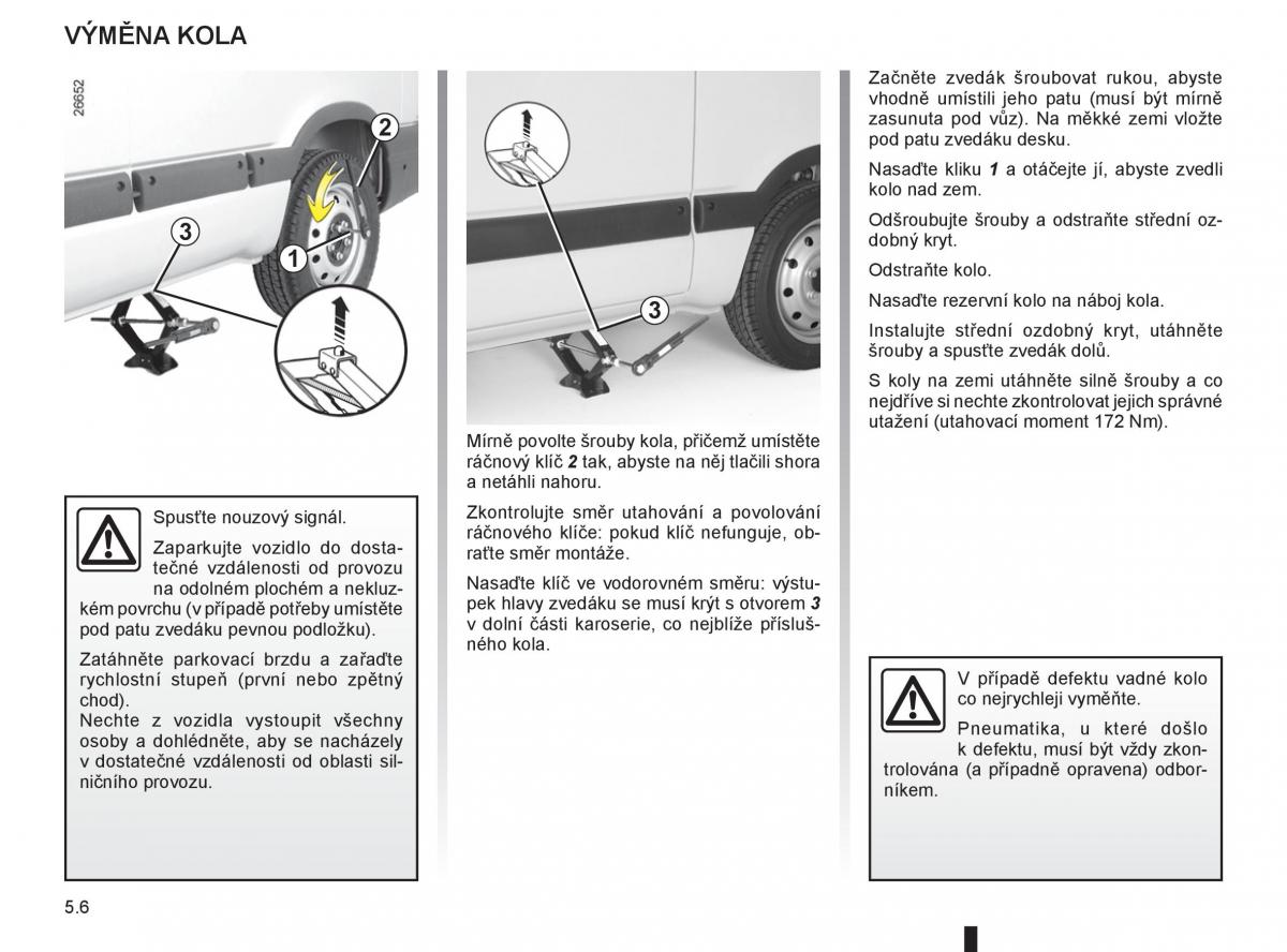 Renault Master II 2 navod k obsludze / page 144