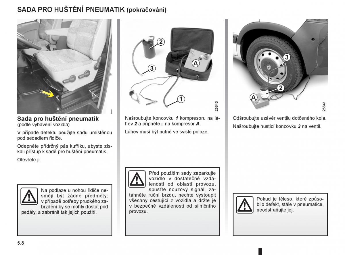 Renault Master II 2 navod k obsludze / page 146