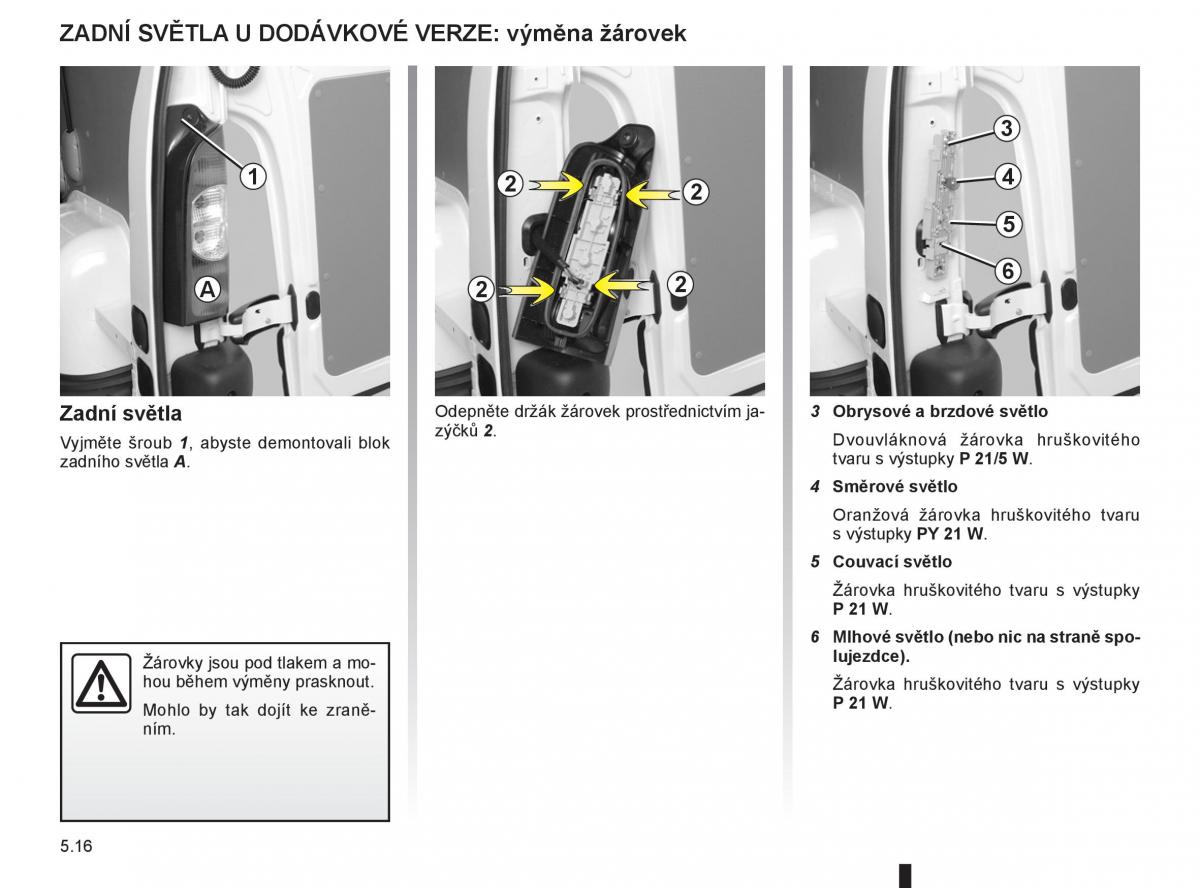 Renault Master II 2 navod k obsludze / page 154