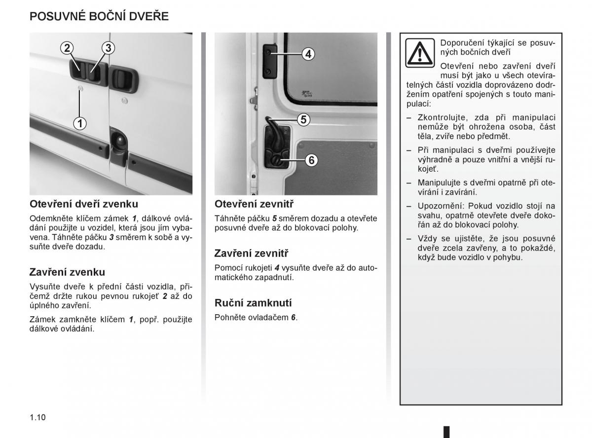 Renault Master II 2 navod k obsludze / page 16