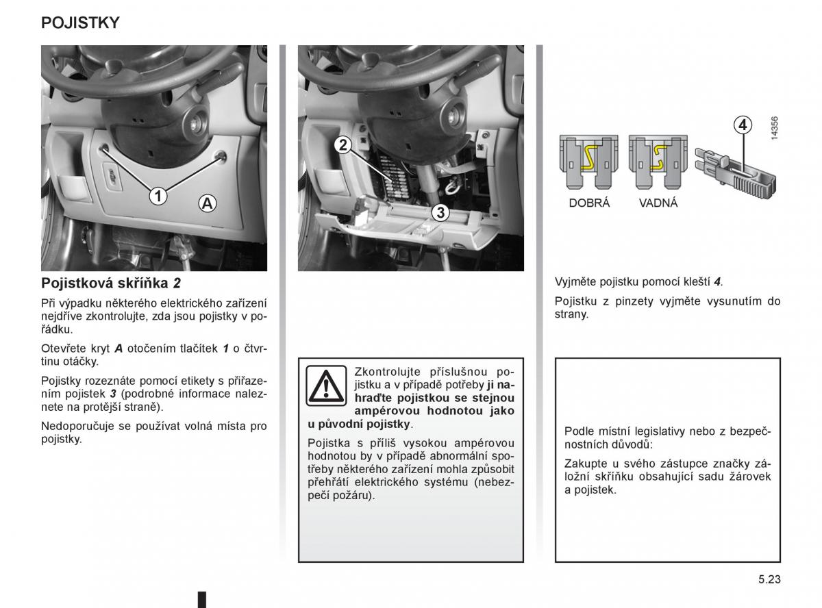 Renault Master II 2 navod k obsludze / page 161