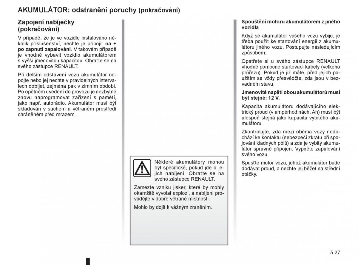 Renault Master II 2 navod k obsludze / page 165