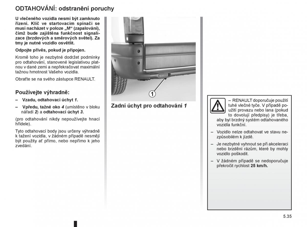 Renault Master II 2 navod k obsludze / page 173