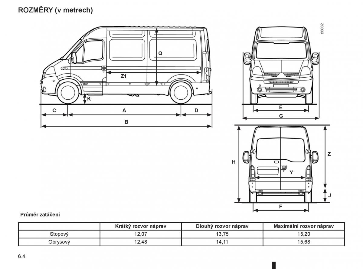 Renault Master II 2 navod k obsludze / page 184