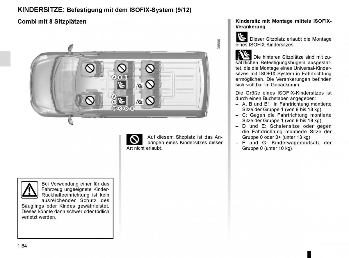 Renault Master III 3 Handbuch / page 70