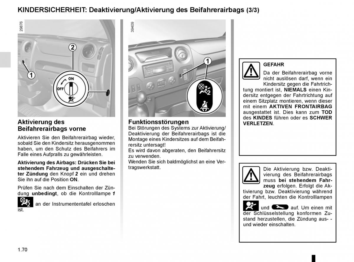 Renault Master III 3 Handbuch / page 76